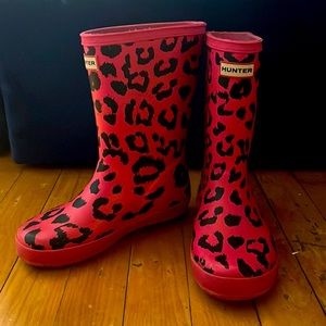 Girls' Original Matte Leopard-Print Rain Boots - Little Kid, Big Kid